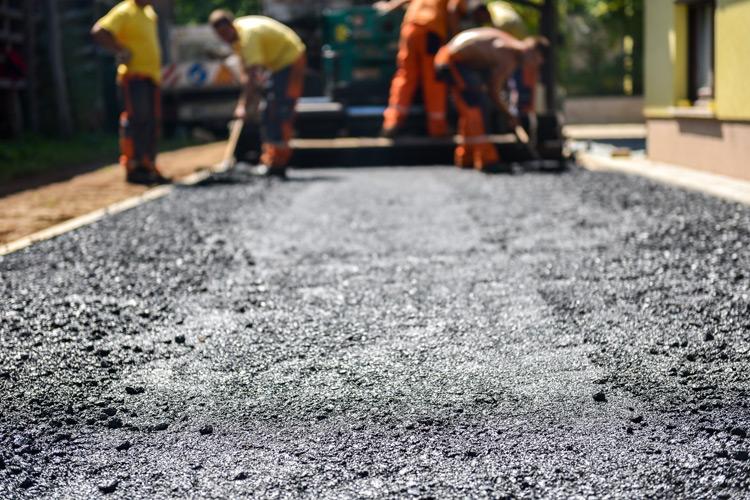 Road construction operatives